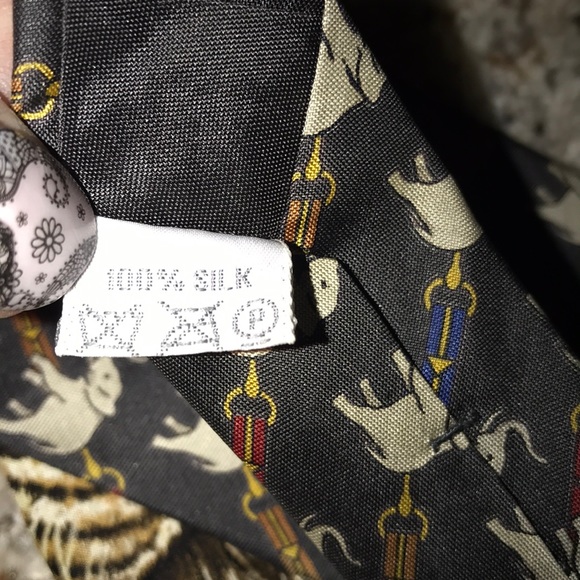 Jim Thompson elephant tie - Picture 4 of 4